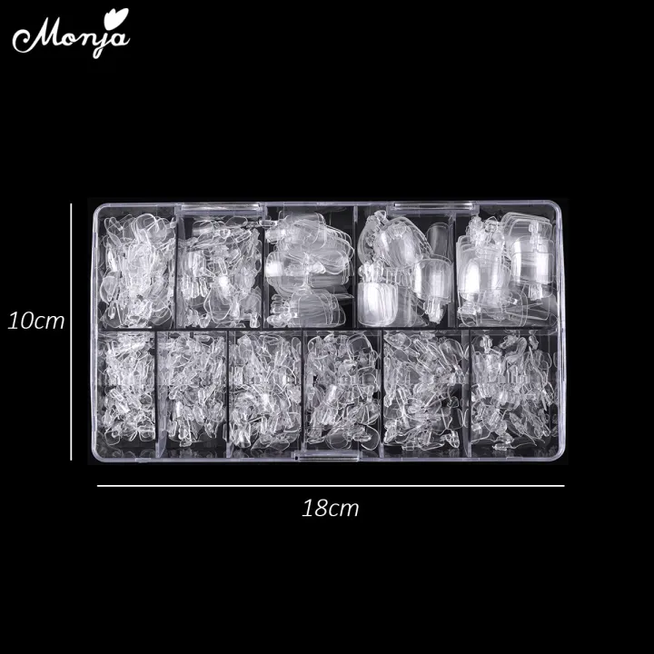 Monja%20550Pcs/Box%20False%20Toe%20Nails%20Full%20Cover%20Foot%20Nail%20Tips%20Acrylic%20Clear%20Natural%20Fake%20Nails%20Uv%20Gel%20Extension%20Manicure%20Tool%20-%20Image%208