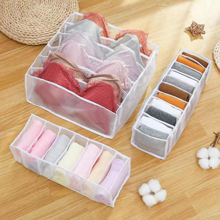 Folding Closet Organizer Panties Socks Storage Boxes Wardrobe Clothes Underwear Layor