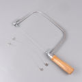 Wooden Stainless Steel String Cutter Saw With 2 Strings For Diy Soap Candle Wax MJD. 