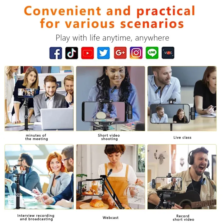 Wireless%20Lavalier%20Microphone%20Portable%20Audio%20Video%20Recording%20Mini%20Mic%20For%20iPhone%20Android%20Facebook%20Youtube%20Live%20Broadcast%20Gaming%20-%20Image%206