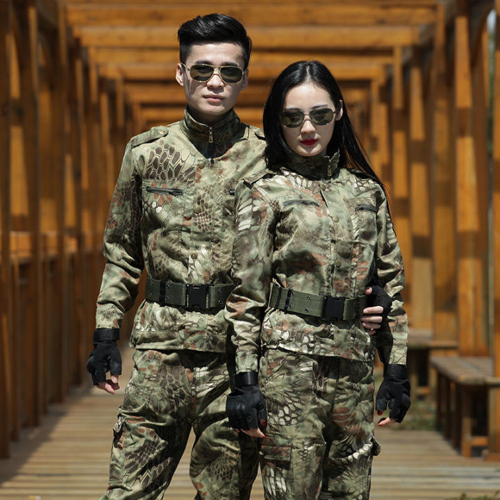 Outdoor%20Special%20Forces%20Uniform%20Fan%20Suit%20Men%20and%20Women%20Black%20Python%20PatternCSTraining%20Suit%20Wear-Resistant%20Work%20Clothes%20-%20Image%206
