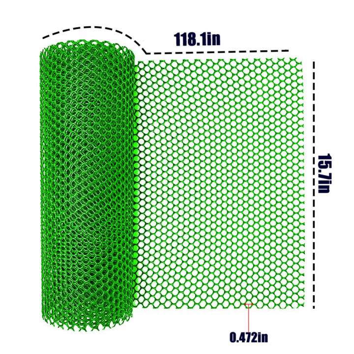 JDXHLAU%20Plastic%20Chicken%20Wire%20Fence%20Mesh,Fencing%20Wire%20for%20Gardening,%20Poultry%20Fencing,%20Chicken%20Wire%20Frame%20Netting%20Green%20-%20Image%205