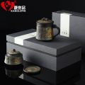 Kanglepin Purple Sand Tea Cup High-End Personal Dedicated with Cover Strain Tea and Water Separation New Chinese Three Mu Pottery Tea Caddy. 