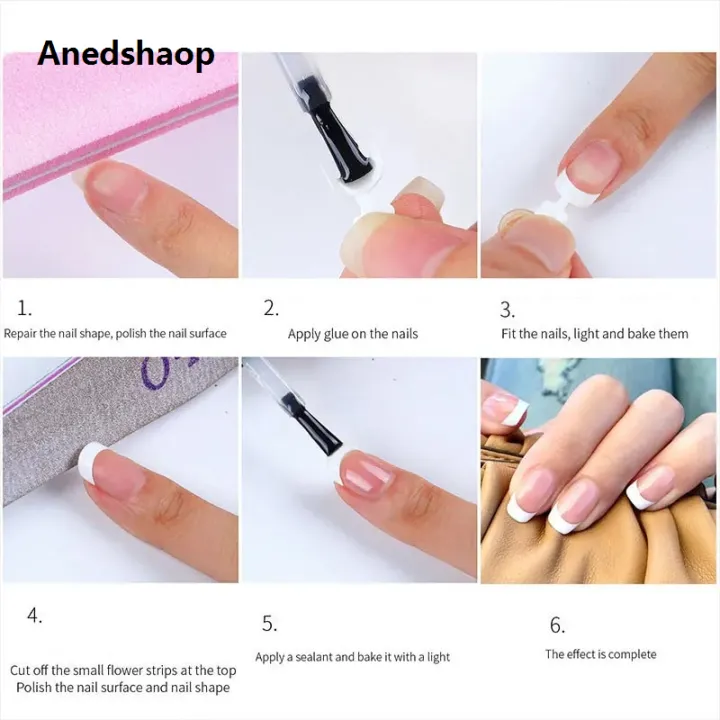 Anedshaop%20500pcs/bag%20100pcs/box%20New%20Nail%20Arts%20Short%20Nails%20White%20Crescent%20Profesional%20Shape%20Acrylic%20Nail%20Tips%20Half%20Cover%20Manicure%20Salon%20Tools%20-%20Image%204