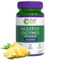 Pure Nutrition Digestive Enzymes (Amylase, Lipase, Protease, Cellulase, Lactase) with Bromelain| Better Bioavailability | Supports Digestion Better Absorption of Food Nutrients - 60 Veg Capsules(FROM INDIA) 0146. 