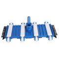 Swimming Pool Cleaner Head PVC Effective Cleaning Pool Vacuum Cleaner Head Bottom Brush Bottom Wheels 14 Inch for Maintenance. 