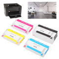 4 Color Toner Cartridge Pigment Replacement for HP 711 Designjet printer T120 24. 