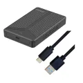 SSD Enclosure Adapter-1 * SSD Enclosure
1 * USB 3.0 to Type-C cable (data cable styles are shipped randomly, don't accept the specified styles)-black. 