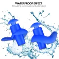 Windfall 1 Pair Diving Water Sports Swimming Accessories With Collection Box Soft Waterproof Earplugs Dust-Proof Ear Silicone Sport Plugs. 