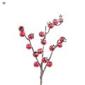 【World Supermarket 2021】10Pcs Christmas Mini Round Artificial Berries Xmas Flower New Year Home Ornaments Pine Tree Branch. 