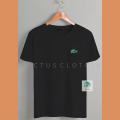 Premium Lacoste T-shirt Cotton Cartoon Crew Neck Short Sleeve Tshirt For Men Women. 