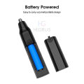 HEGRUS Electroic Nose Hair Trimmer Ear Face Clean Trimmer Razor Removal Nose Face Care Portable Painless Nose Hair Trimmer  Washable Ear Nose Hair Cutter. 
