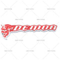 DEMON Modified Hellcat Labeling Applicable to Dodge Challenger Demon Side Seam Label Car Badge Sticker Long. 