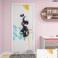 Paper Door Frame Home Paper Self-Old Door Wall DPPl Renovation Creative Whole Door Sticker Wood Grain Furniture Sticky Ugly Old Bedroom Door Desktop ‖. 