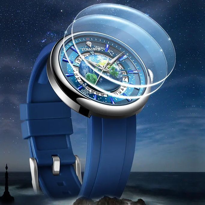 TINAIBIN%20New%20Automatic%20Mechanical%20Steel%20Earth%203D%20Wrist%20Watch%20for%20Men%20with%20Leather%20Rubber%20Belt%20Luminous%20Gift%20reloj%20hombre%206627%20-%20Image%203