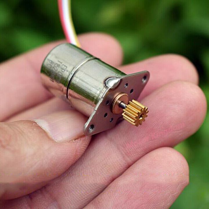 Mini 15MM 2-phase 4-wire Stepping Stepper Motor Teeth Metal Gear