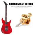 HOSPORT Electric Guitar Strap Lock Button Anti-slip Belt Locks Nails for All Acoustic Electric Bass Guitar Strap. 