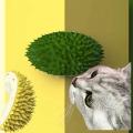 Cat Toy Creative Durian Tickling Comb Remove Floating Hair Corner Massage Brush Cat Rubs Pet Grooming Tools Accessories. 