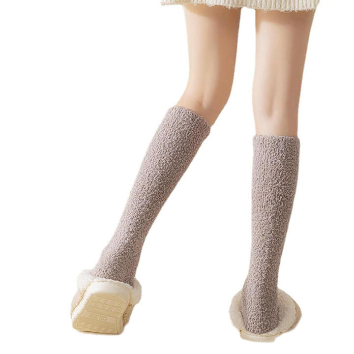 Calf-Length%20Socks%20Coral%20Fleece%20Socks%20Warm%20Socks%20Solid%20Color%20Soft%20Socks%20Long%20Socks%20Socks%20Winter%20Warm%20Socks%20for%20Home%20Socks%20Sleepwear%20Socks%20Lounge%20Socks%20Indoor%20Socks%20Cold%20Weather%20Socks%20-%20Image%205