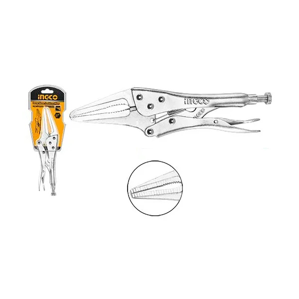 INGCO LONG NOSE LOCKING PLIER 9″
