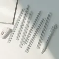 Panda Online 1PCS Transparent Triangle Ruler Cute 15cm Paint Drawing Measuring Ruler For Artists Designers Student Stationery. 