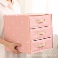 Fabric Washable Drawer Storage Box Large Capacity Division Socks Underwear Underwear Storage Box Foldable Waterproof. 