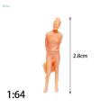 1:64 Model People Figure Tiny People Resin Realistic Train Model People Miniatures for Micro Landscape Architectural DIY Projects Decoration. 