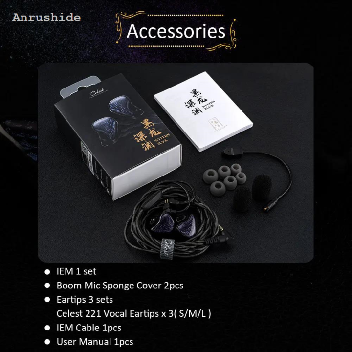 Kinera%20Celest%20Wyvern%20Black%20HIFI%20In-Ear%20Earphones%2010mm%20LCP%20Dynamic%20Luxury%20Driver%20With%20Detachable%20Boom%20Mic%20IEMs%20Cable%20Audio%20Headphones%20-%20Image%205