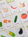 Vegetable Flashcards (15 Set). 