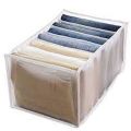 Drawer Mesh Separation Box / Stackable Trouser Drawer, Gray Leggings 7 Grid. 