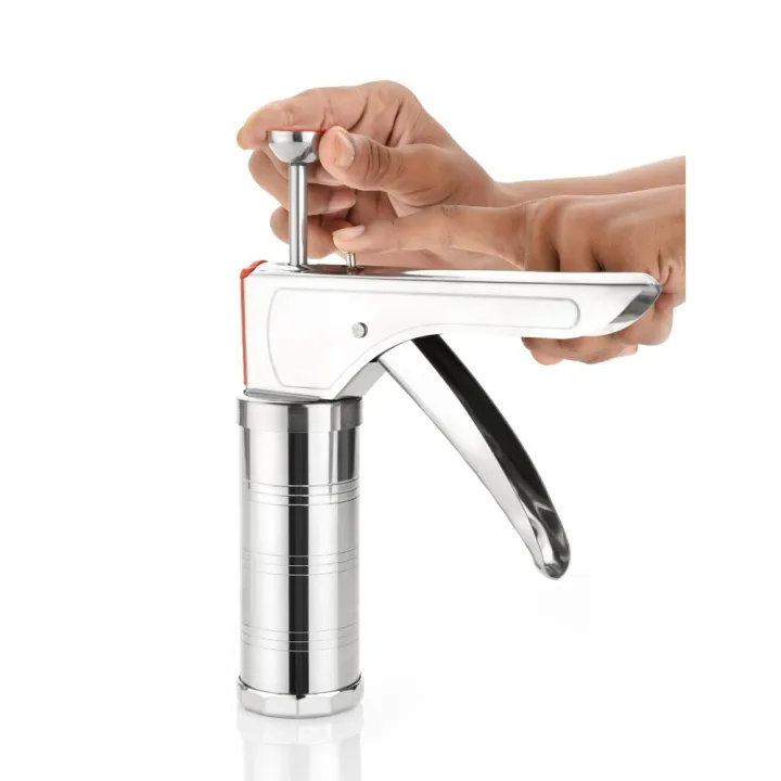 Hand%20Press%20Murukku%20Maker/Idiyappam%20maker/Noodles/Cookies%20Stainless%20Steel%20Kitchen%20Press%20with%2015%20Different%20Types%20of%20Jalies%20-%20Image%207
