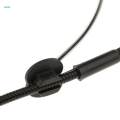 3X 3.5mm Right Angle Telescopic & Foldable Head-mounted Headset Microphone. 