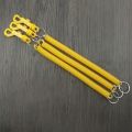 P Buckle Retractable Elastic Colorful Keyring Spring Coil Keychain Chain. 