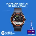 Haylou Solar Lite Smart Watch with Bluetooth Calling 100 Workout Modes 24-Hour Heart Rate Monitoring Sleep Monitoring. 
