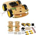 4WD Arduino Car Chassis kit,Robot Kit 4WD Robot Car Smart Chassis Kit with 4 TT Motor. 