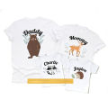 Funny Woodland Animals Print Matching Family Birthday T-shirt Men Kids Women Tshirt Boys Girl Toddler Kids Boy Party Clothes. 