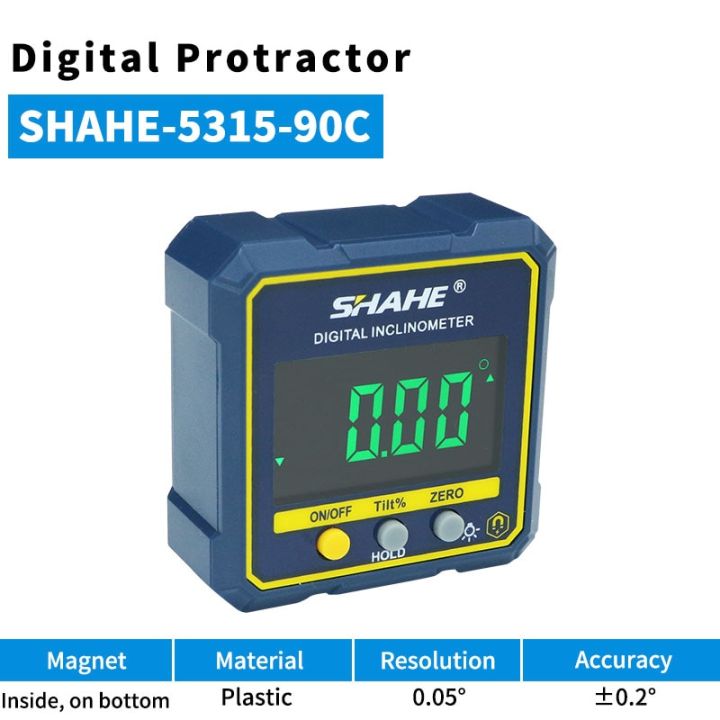 SHAHE%202-in%201%20Magnetic%20Digital%20Level%20And%20Angle%20Finder%20Inclinometer%20Bevel%20Gauge%20With%20Hold%20Function%20Backlight%20And%20Magnetic%20Base%20-%20Image%207