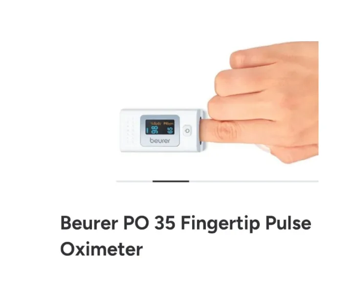 Beurer finger pulse oximeter
