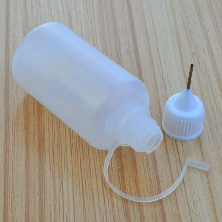 10Pcs%2030Ml%20Plastic%20Squeezable%20Tip%20Applicator%20Bottle%20Refillable%20Dropper%20Bottles%20with%20Needle%20Tip%20Caps%20for%20Glue%20DIY%20-%20Image%205