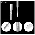 Monja 3Pcs Nail Art Silver Stainless Steel Dirt Cleaning Cuticle Pusher Dead Skin Remove Clipper Trimmer Scissor Manicure Tool. 
