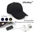Hands Free Rechargeable LED Baseball Cap Light Glow Bright Sport Hat For Outdoor Jogging Snapback Hats Hip Hop Party Holiday. 