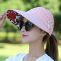 Summer Sun Hats Women Caps Wide Brim Hat Ladies Sun Visor Cap Anti Sun Protection Foldable Roll Up Floopy Hat for Beach, Travel, Outdoor. 