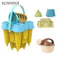 ECHIDNA Sand Castle Toy Wide Application Sand Castle Molds Sandbox Beach Shovel Kit. 