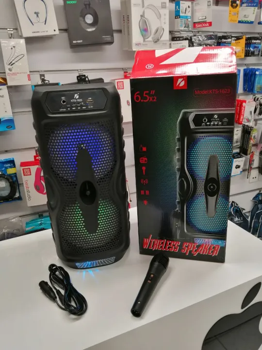 KTS%201623%20Wireless%20Speaker%20With%20Wired%20Microphone%206.5%20inch%202%20speakers%20inbuilt%20out%20door%20party%20box%20top%20selling%202023%20-%20Image%202