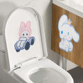 1/4/8Pcs Sanrios Creative Funny Toilet Deodorant Stickers Kuromi Cinnamoroll Shaped Refrigerator Bathroom Fragrance Remove Odor Sticker. 
