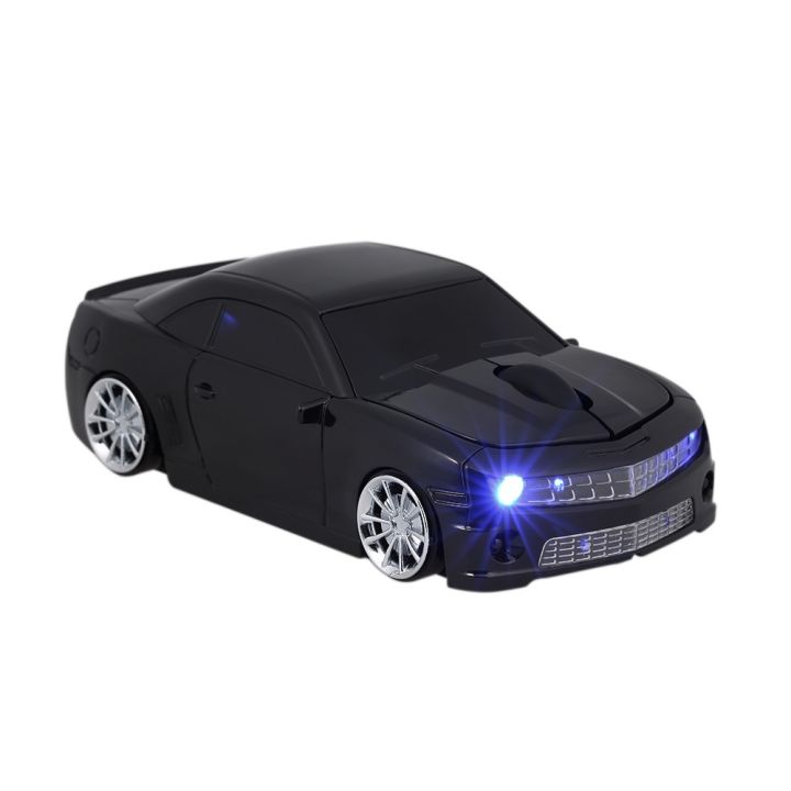 2.4G Wireless Car Mouse USB Computer Mice Car Shape 1000 DPI with LED ...