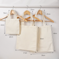 White Canvas Shopping Bags Eco Reusable Foldable Shoulder Bag Large Handbag Fabric Cotton Tote Bag for Women Shopping Bags. 