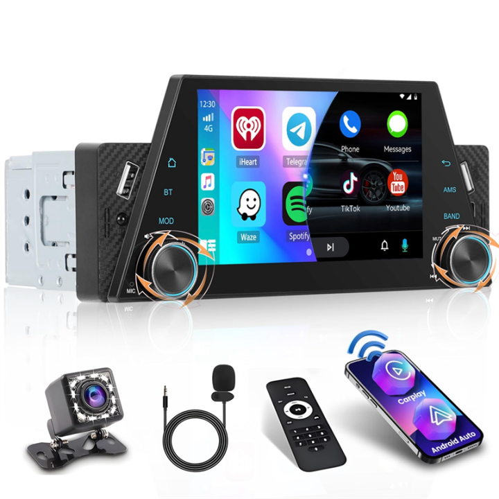 Car%20Radio%20Single%20Din%205%20Inch%20Touchscreen%20Car%20Stereo%20with%20CarPlay%20Android%20Auto%20Mirror%20Link%20FM%20USB%20SWC%20Backup%20Camera%20-%20Image%207