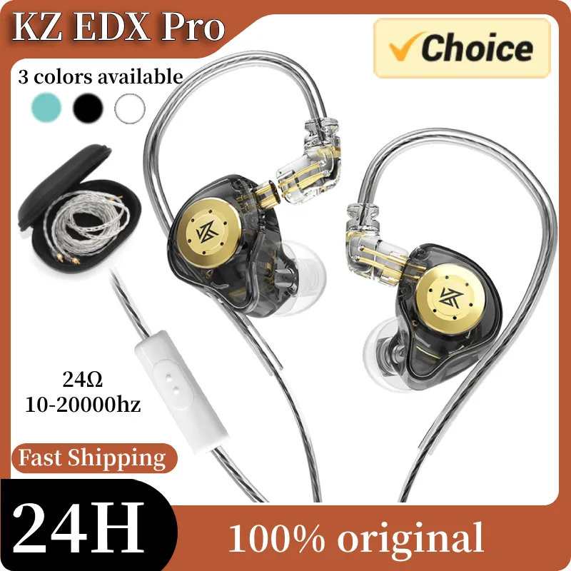 KZ EDX Pro Auricolari Cablati In Metallo Auricolari Bassi - Foto 7