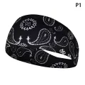 Sports Hair Bands Elastic Yoga Hairbands Absorbing Sweat Headband Women Men Running Fitness Turban Outdoor Gym Head Wrap Bandana. 